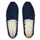 TOMS Damen Alpargata aus recycelter Baumwolle Flache Slipper, Marineblau, 38.5 EU