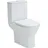 Sanicomfort Paros Stand-WC mit WC-Sitz Weiß spülrandlos