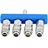 SCHEPPACH Zubehör-Set für Druckluftschnellkupplungen Scheppach | 1 Eingang, 4 Ausgänge | 1/4"
