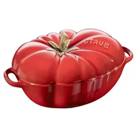 STAUB Ceramics Dutch Oven Petite Tomate Cocotte, 473 ml, Kirsche