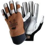 FORSBERG Carpenthand Montagehandschuhe aus weichem Leder M braun 