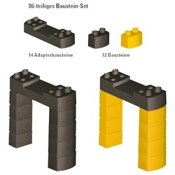 Märklin Spielzeug-Eisenbahn H0 Baustein-Set Steigung & Gefälle