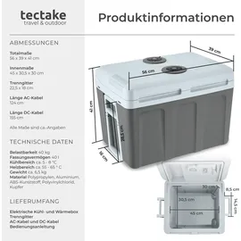 Tectake Elektrische Kühlbox 40 l