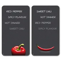 KESPER Paprika und Chili Herdabdeckplatte 2 St.