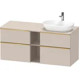 Duravit D-Neo Konsolenwaschtischunterbau wandhängend Taupe Matt 1400x550x664 mm - DE4970R34910000 DE4970R34910000