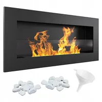 Kratki Wandkamin DELTA2 SLIM TÜV mit Verglasung GESCHENKE