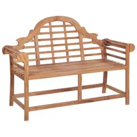 VidaXL Gartenbank 127x58,5x92,5 cm Massivholz Teak