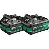 Hikoki 2 Akkus 36V 2,5 Ah / 18V 5,0 Ah MULTI VOLT BSL36A18X