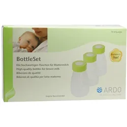 ARDO Bottleset Muttermilchflaschen 3 St