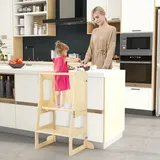 7-in-1 Kletterset Für Kinder Mit Rutsche, Hocker Und Kreidetafel