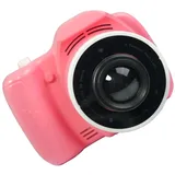 VILLCASE Kinderfotoprojektor Tragbare Kamera mit Projektor Mini-Projektor für P Kinderprojektor Fotoprojektor für Reisevideokamera Kinderkamera mit Bildschirm Plastik Rosa