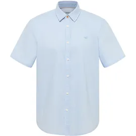 Mustang Kurzarmhemd Blau XL