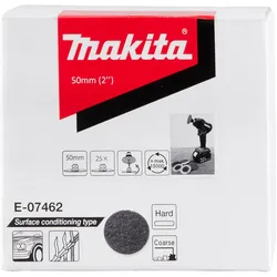 Makita Vliesscheibe, 50 mm - hart grob  - E-07462