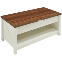 [en.casa] Kasama Weiß Walnuss 110 x 55 x 54 cm