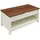 [en.casa] Kasama Weiß Walnuss 110 x 55 x 54 cm