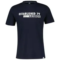 LERROS T-Shirt »LERROS Logo T-Shirt, unifarben« Lerros CLASSIC NAVY - S