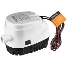 Vevor Bilgenpumpe 750 GPH 12 V Lenzpumpe für Boote mit Schwimmerschalter, 19 mm Auslassdurchmesser, kleine Boots-Bilgenpumpe, elektrische Marine-Bilgenpumpe für Boote, Teiche, Pools, Keller