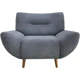 MID.YOU Sessel Drago Hellblau Chenille