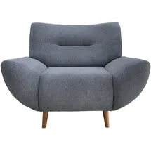 MID.YOU Sessel Drago Hellblau Chenille