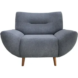 MID.YOU Sessel Drago Hellblau Chenille