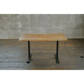 KAWOLA Schreibtisch LORA Akazie massiv / Braun