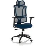 MyBuero ERGOMY Drehstuhl Stoff Blau