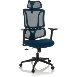 MyBuero ERGOMY Drehstuhl Stoff Blau