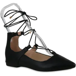 Damen Klassische Ballerinas in Schwarz