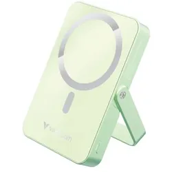 Verbatim Power Bank mit Standfuß mag.wireless 10000mA grün  32259