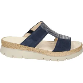 Gabor Sandalen Sandaletten Glamour Pantoletten Glitzer 63.721.16 63.721.16 in blau 42