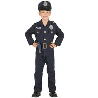 JADEO Polizei Kostüm Kinder 5-6 Jahre