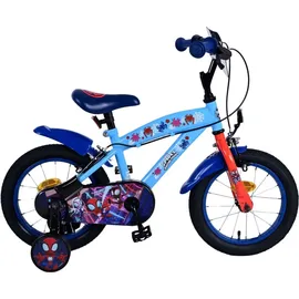 Volare Kinderfahrrad Spidey 14 Zoll Kinderrad in Blau