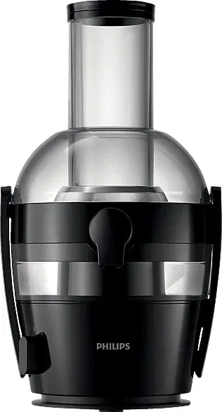 PHILIPS HR1856/70 Viva Collection 0.8L, QuickClean, XL-Einfüllöffnung, Entsafter 800 Watt, Schwarz