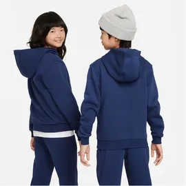 Nike Sportswear Club Fleece Hoodie Kinder 410 midnight navy/white XL 158-170 cm