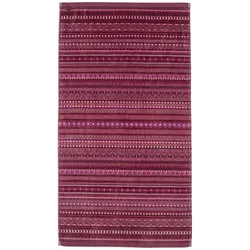 PIP Studio Handtuch Geometric Print 55 x 100 cm Baumwolle Rosa