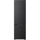 LG Fit&Max GBBS726BEV Kühl-Gefrierkombination (375 l, 2030 mm hoch, Essence Black Steel)