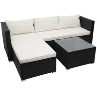 MCW MCW-F57 Loungeset schwarz/creme