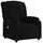 vidaXL Massagesessel mit verstellbarer Rückenlehne und Massagefunktion Polyester 92 x 98 x 92 cm Schwarz