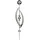 deluke Gartenstecker BERN 140 x 13 x 22 cm Silber