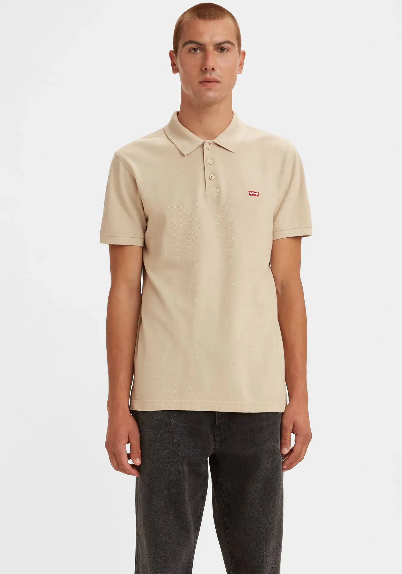 Levi's® Poloshirt »LE NEW LEVIS HM POLO«, mit kleinem Batwing-Logo Levi's® SAHARA KHAKI S