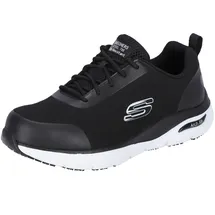 SKECHERS Herren Arch Fit Sr Ringstap Sneaker, Schwarz/Weiß, 45 EU - 45 EU