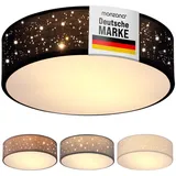 monzana Sternenhimmel 1-flg. rund schwarz