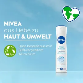 NIVEA Fresh Natural Deo Spray 6 x 150 ml