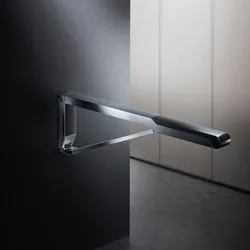 Keuco AXESS Stützklappgriff für Waschtisch und WC 70 cm, Accessoires, chrom / schwarz