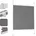 Plissee ohne Bohren Verdunkelung Fenster Plissee Klemmfix Jalousie 80 cm breit Verspannt Blickdicht Sonnenschutz Fensterollo 80x120cm Dunkelgrau