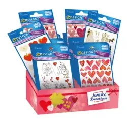 AVERY ZWECKFORM Sticker Hochzeit sortiert 48660 im Display