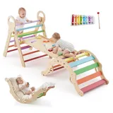 Vevor Kletterdreieck 9-in-1 Kletterspielzeug mehrfarbig