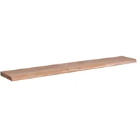 Wohnling Wandregal 160 x 4 x 26 cm Braun