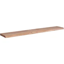 Wohnling Wandregal 160 x 4 x 26 cm Braun