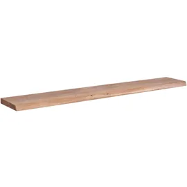 Wohnling Wandregal 160 x 4 x 26 cm Braun